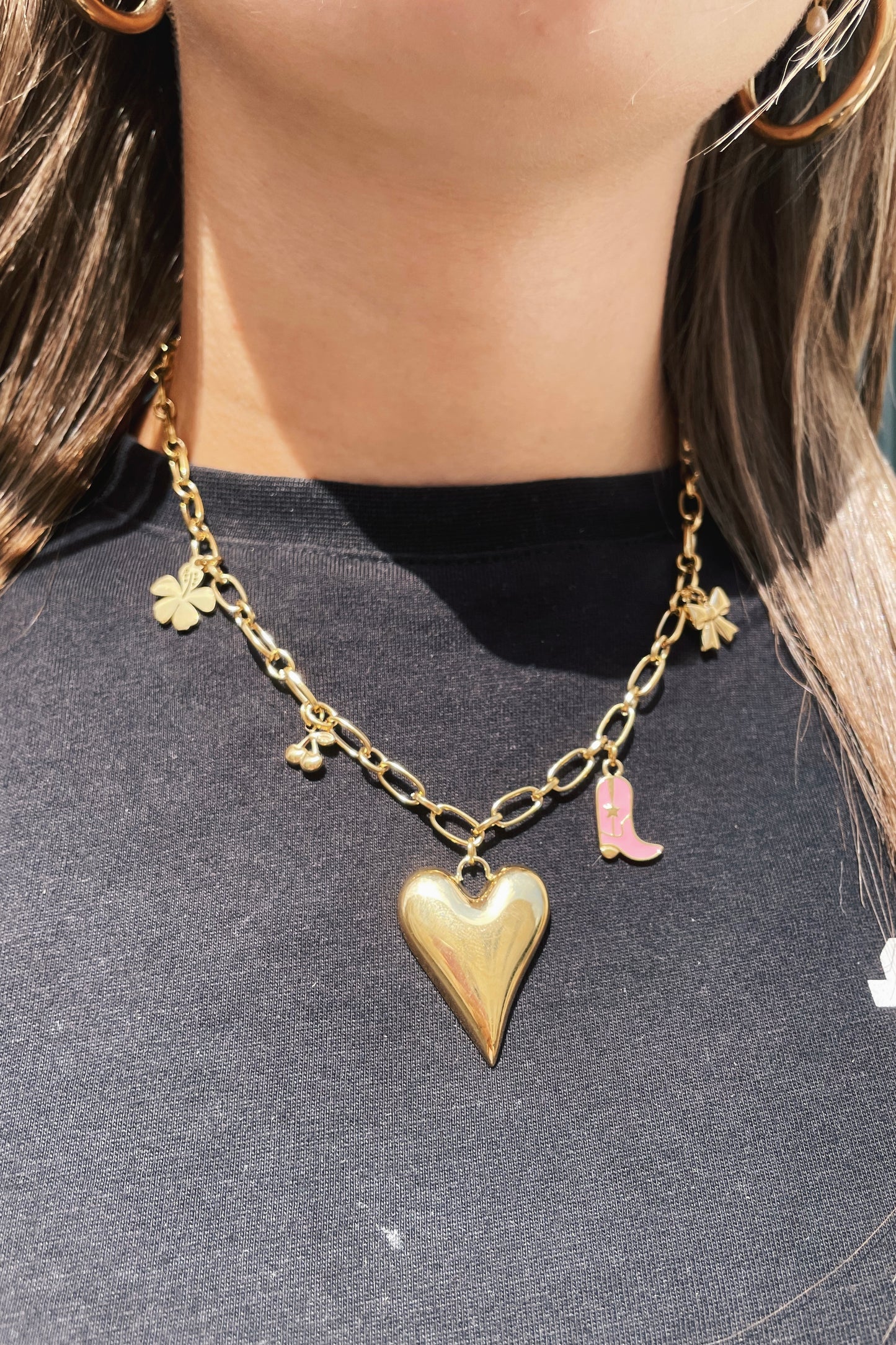 Lover girl ketting goud