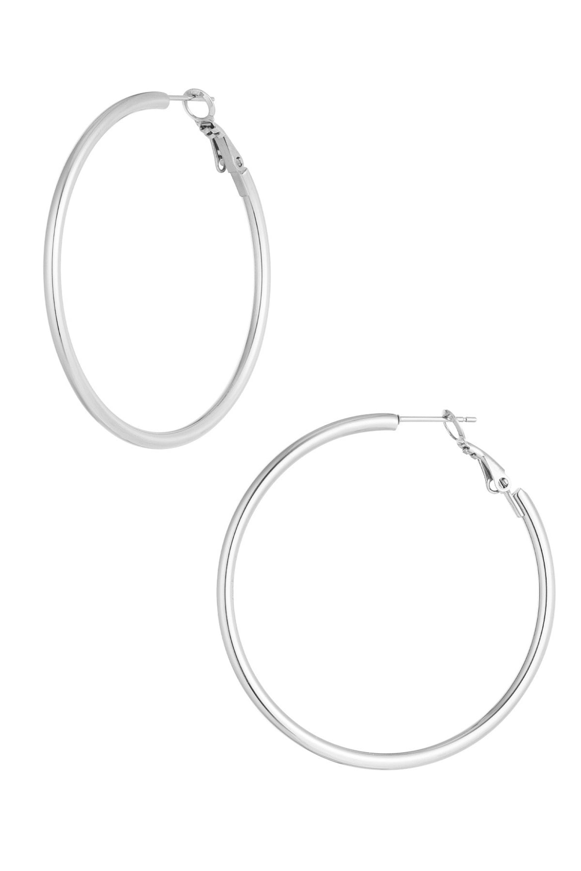 Basic hoops zilver