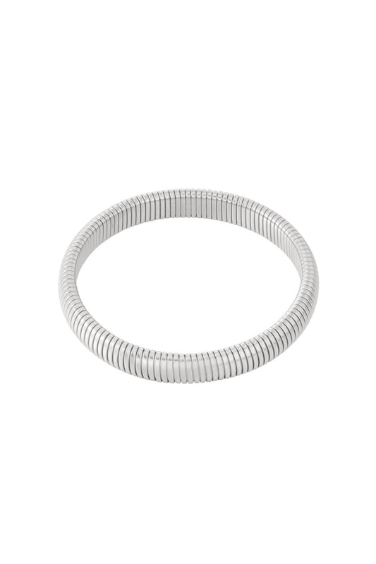 Bold bangle zilver