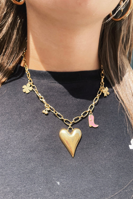 Lover girl ketting goud