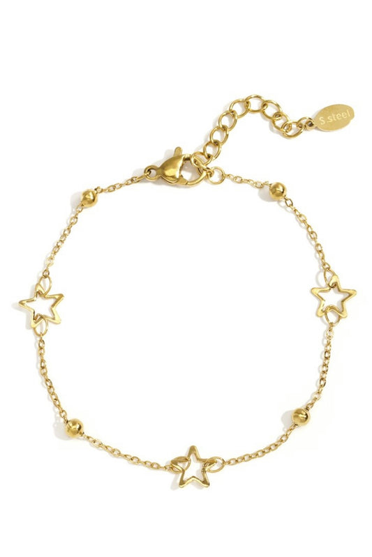 All the stars armband goud