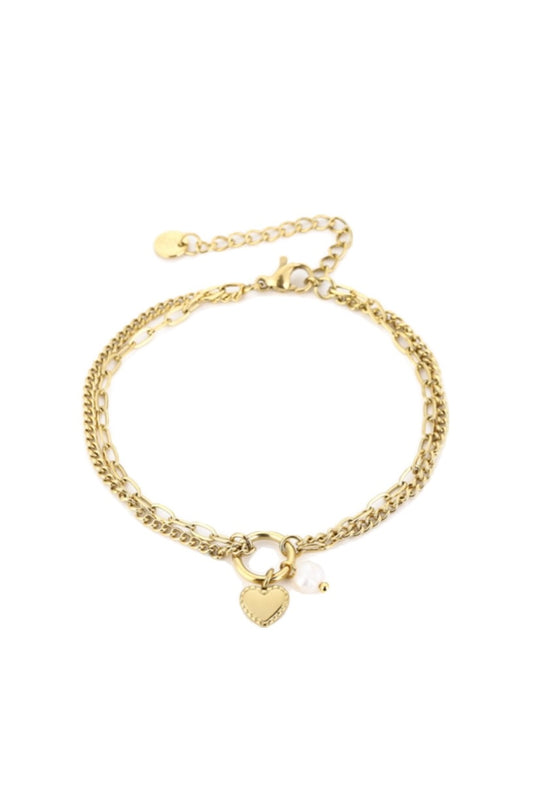 Pearly love armband