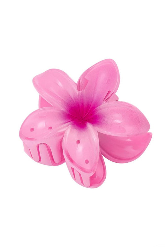 Flower haarclip roze